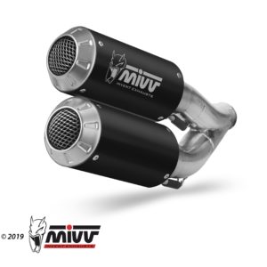 MIVV DUAL MK3 ROSTFRITT STÅL SVART