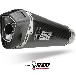 MIVV KOMPLET ROSTFRI DELTA RACE CARBON