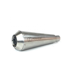 SLIP ON (RIGHT MUFFLER) - IRONHEAD CONICAL MATT INERJX