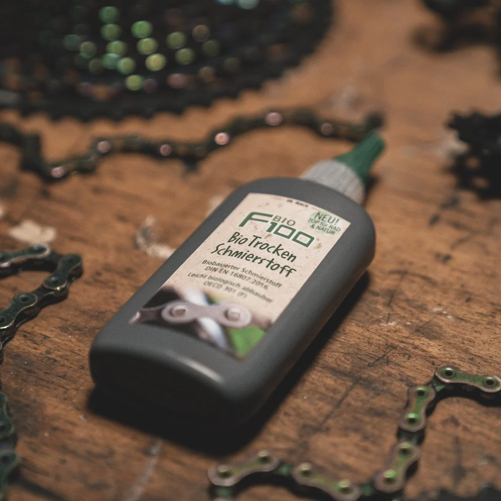 F100 CYKEL – BIO TORRSMÖRJMEDEL FÖR KEDJA 100 ML - Bild 5