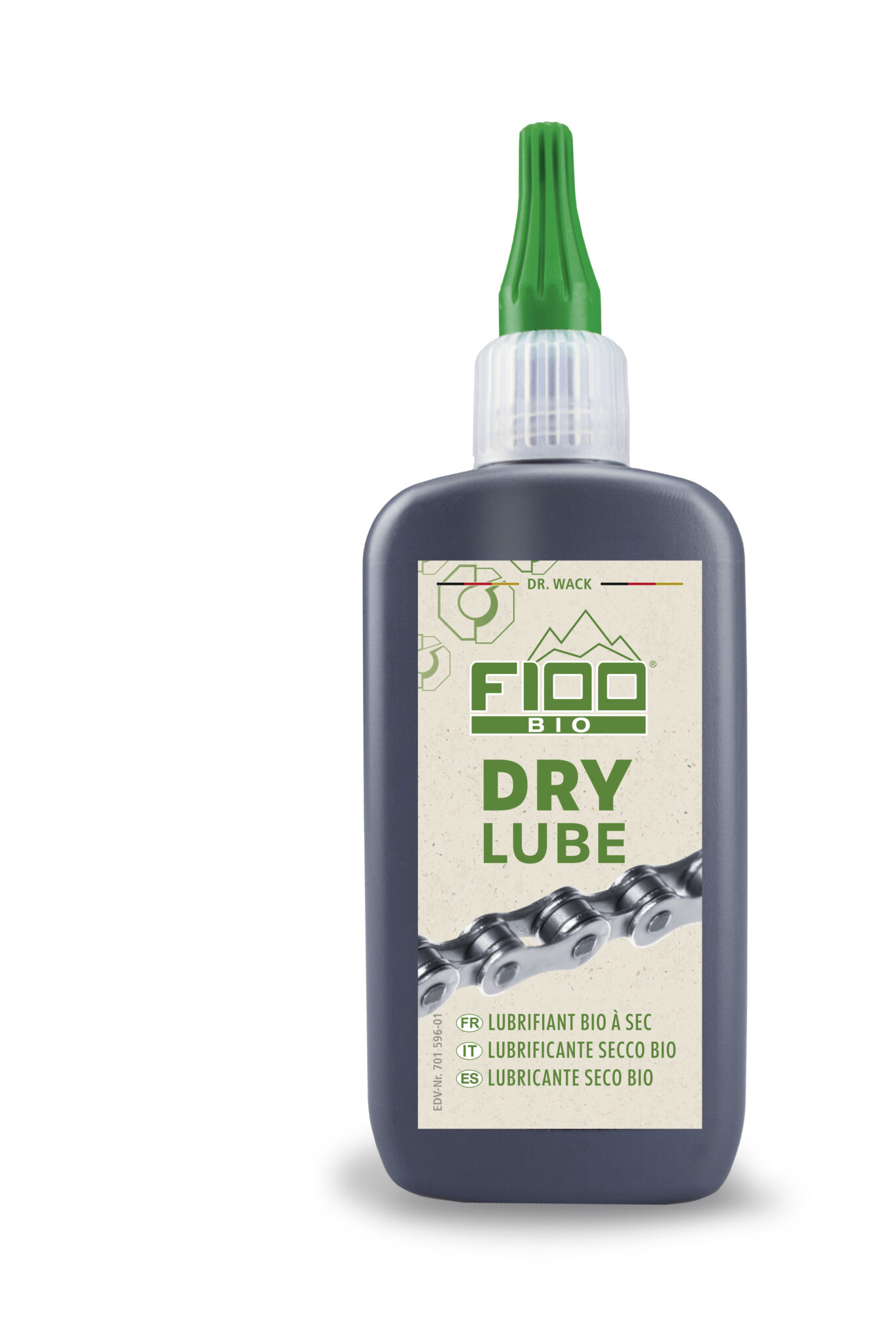 F100 CYKEL – BIO TORRSMÖRJMEDEL FÖR KEDJA 100 ML - Bild 1